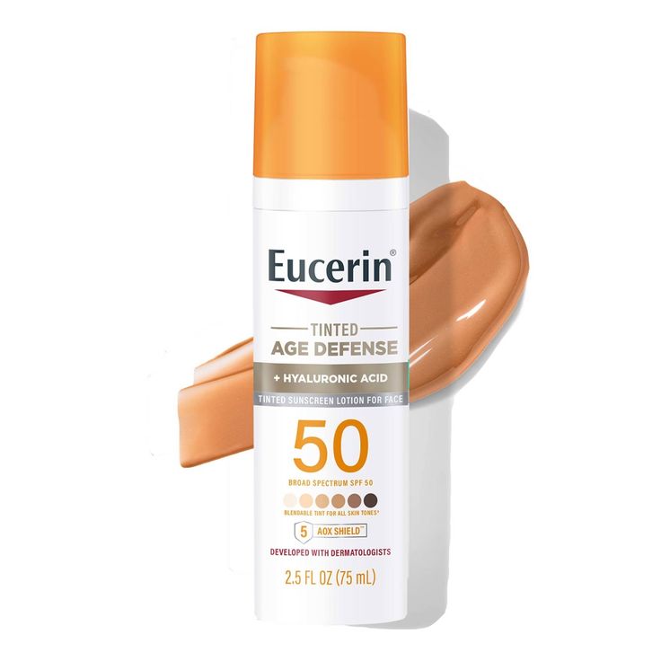 Eucerin Tinted Sunscreen Age Defense SPF 50
