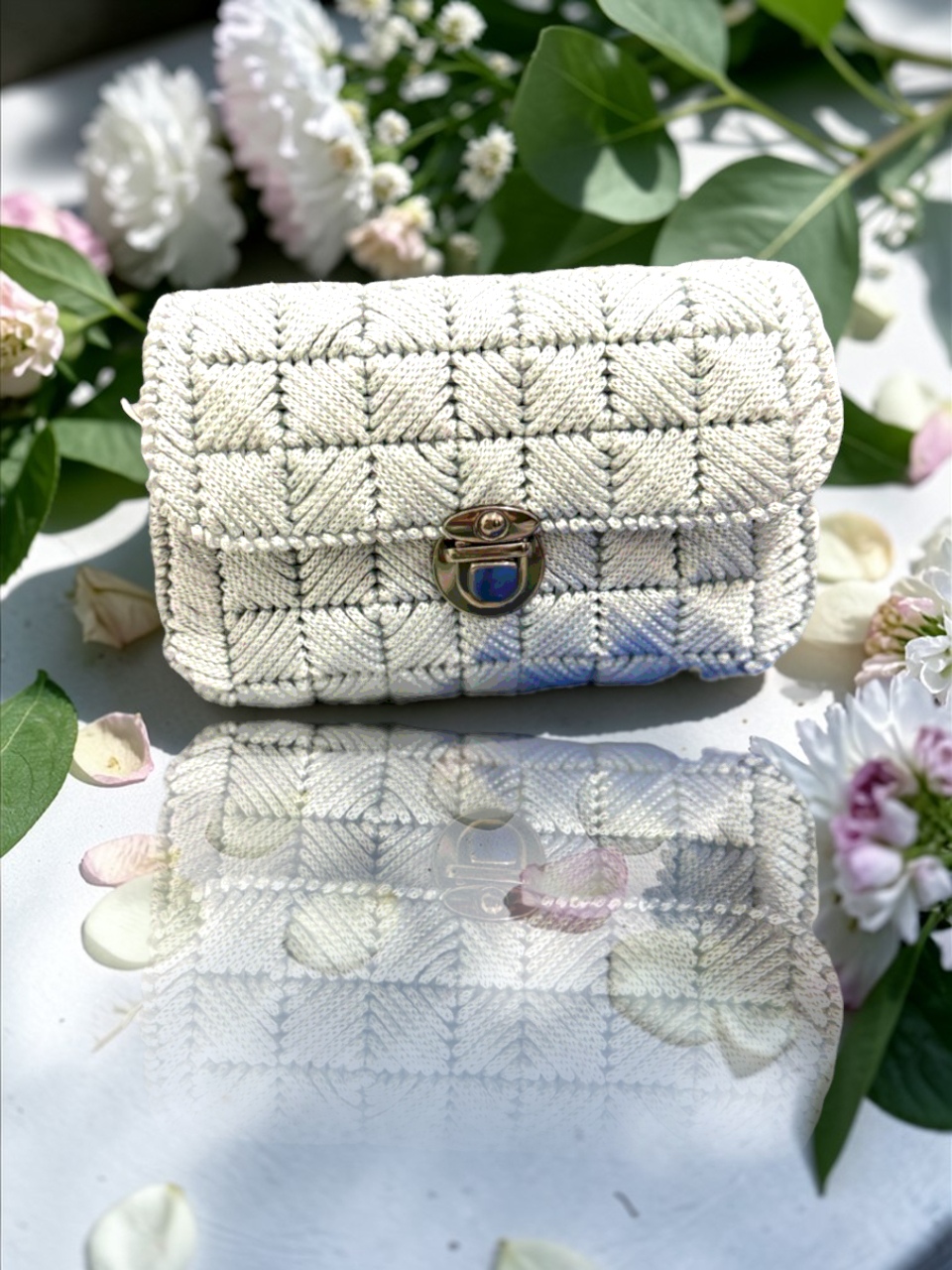 Jolie Silver Sling Bag